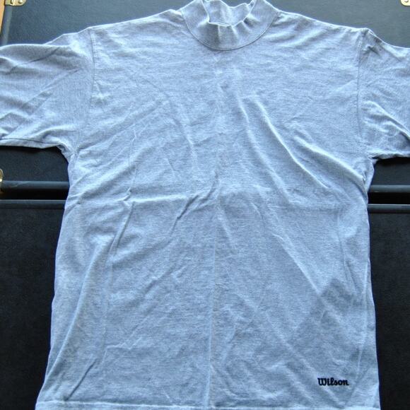 Wilson Medium Vintage Gray Short Sleeve Shirt - Picture 1 of 5